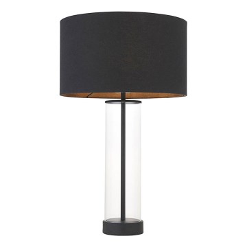 Endon 100440 - Димируема настолна лампа LESSINA 1xE27/10W/230V черна