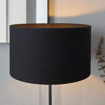 Endon 100440 - Димируема настолна лампа LESSINA 1xE27/10W/230V черна