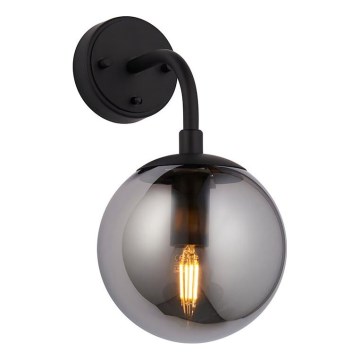 Endon 106664 - Аплик ONTARIO 1xE14/7W/230V черен/опушен