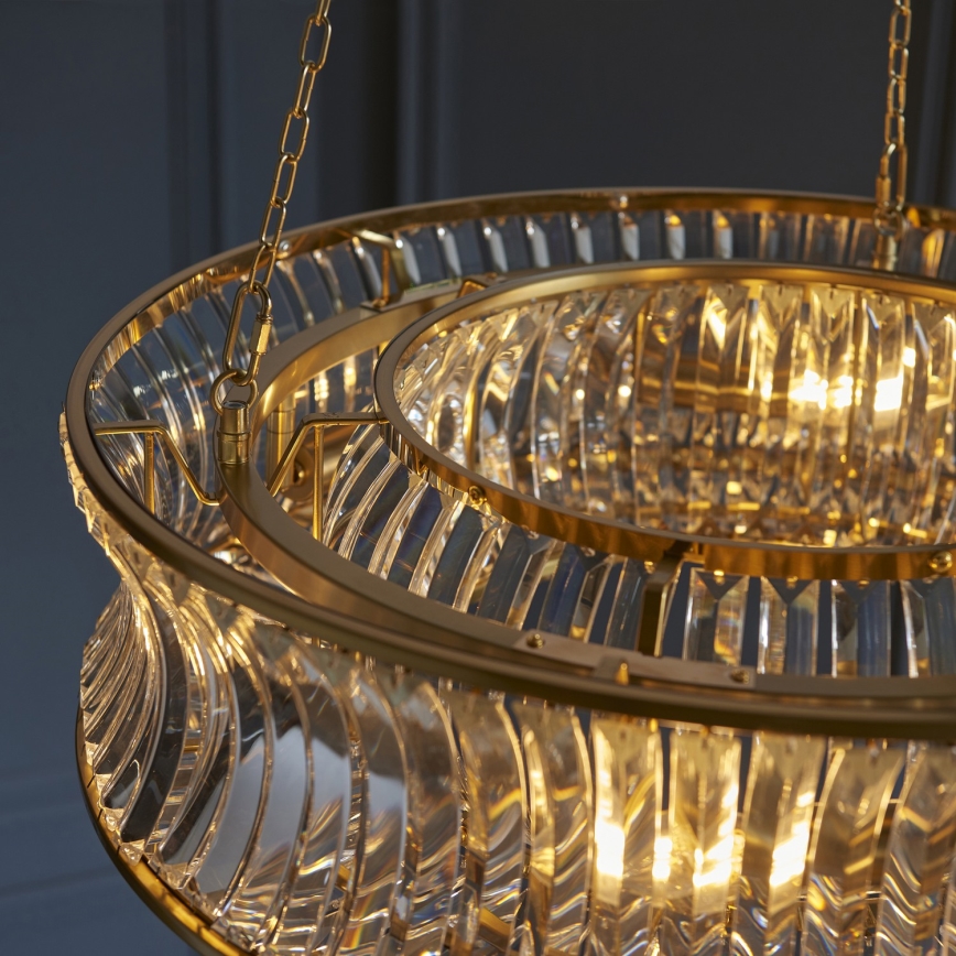 Endon 106811 - Полилей на верига 6xE14/6W/230V златист