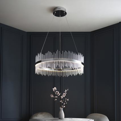 Endon 107108 - LED полилей на кабел LED/56W/230V 3000K лъскав хром
