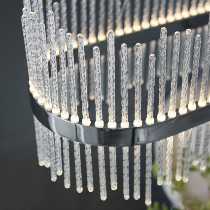 Endon 107109 - LED полилей на тънък кабел LED/47W/230V 3000K лъскав хром