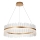 Endon 107672 - LED димируема люстра на кабел ADRIEL LED/83W/230V 3000K Ø 89 cm златиста/прозрачна