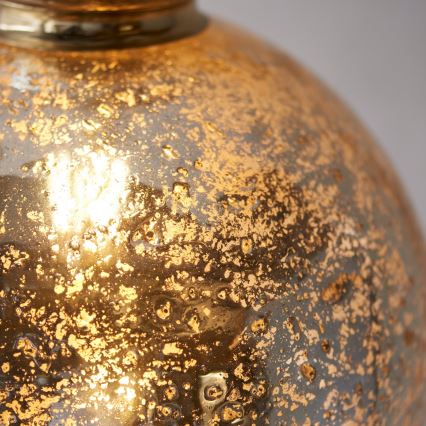 Endon 111336 - Пендел на кабел 1xE27/10W/230V златист/димчато черно