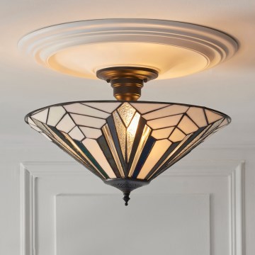 Endon 111895 - Плафон Tiffany ASTORIA 3xE27/10W/230V Ø 48 см