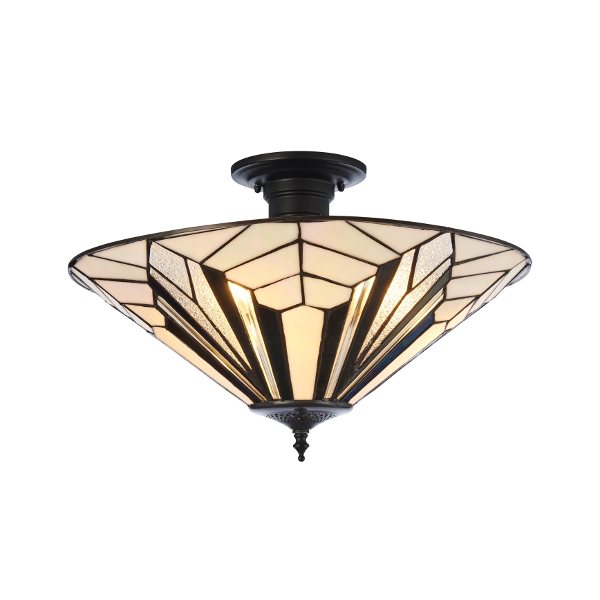 Endon 111895 - Плафон Tiffany ASTORIA 3xE27/10W/230V Ø 48 см
