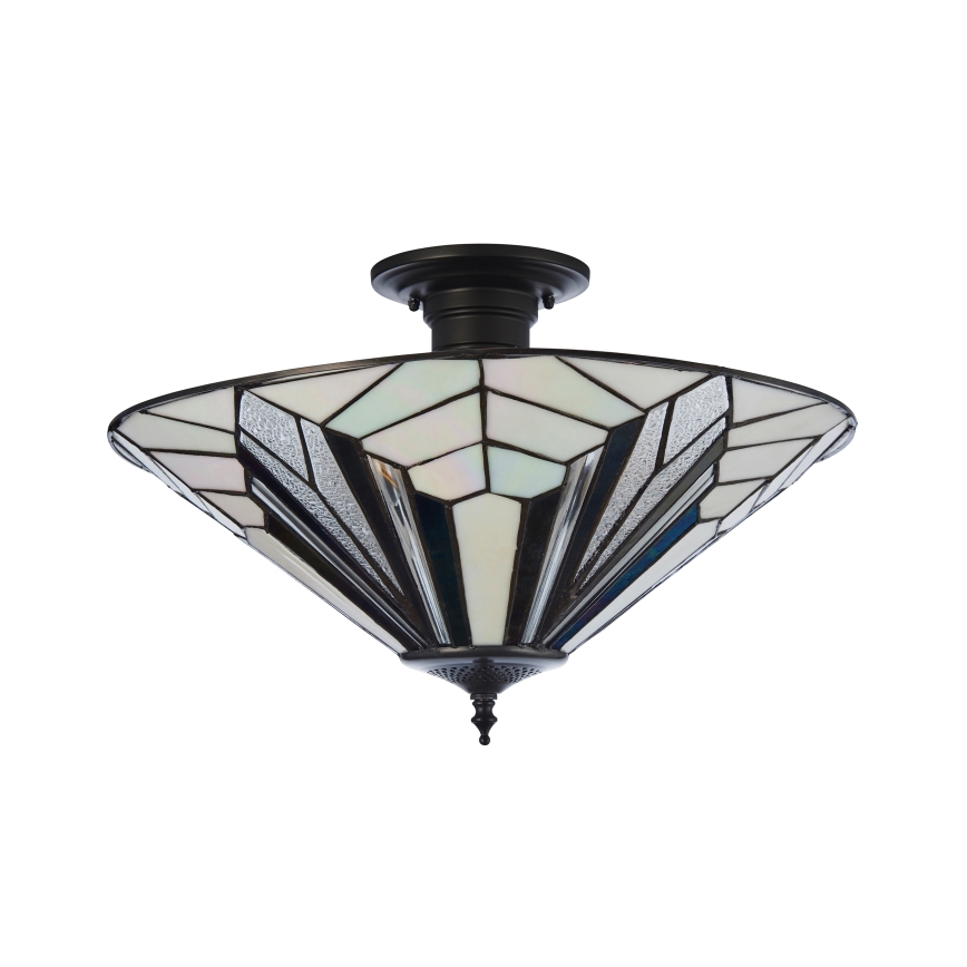 Endon 111895 - Плафон Tiffany ASTORIA 3xE27/10W/230V Ø 48 см