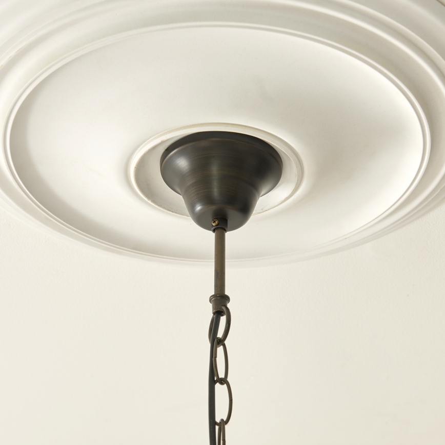 Endon 112246 - Полилей на верига Tiffany BOTANICA 1xE27/60W/230V, диаметър 45 см