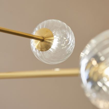 Endon 114039 - Полилей на штанга 6xG9/3,2W/230V златен