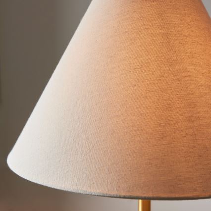 Endon 114209 - Подова лампа 1xE27/10W/230V бежова/златна