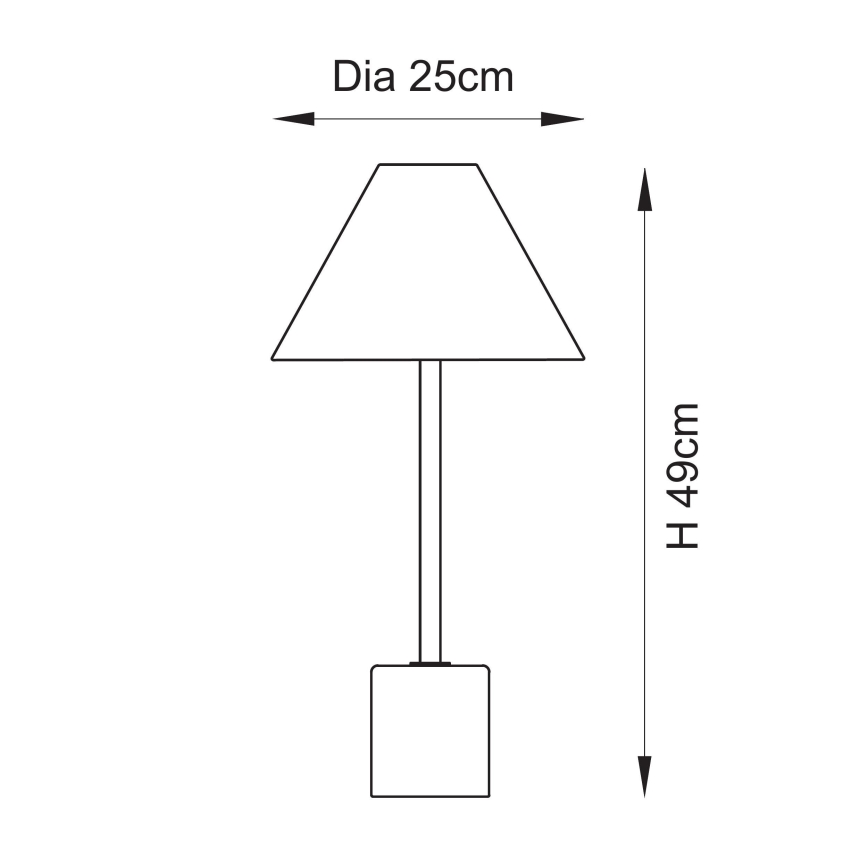 Endon 114211 - Настолна лампа 1xE14/7W/230V бежова/месинг