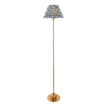 Endon 114778 - LED Димируема акумулаторна настолна touch лампа BURLEY LED/1,5W/5V месинг/син