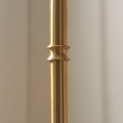 Endon 114778 - Димируема презареждаема подова LED лампа BURLEY, 1,5W/5V, 3600 mAh, месинг/синя