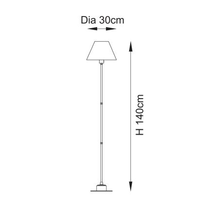 Endon 114785 - LED Димируема акумулаторна настолна touch лампа BURLEY LED/1,5W/5V месинг/сив