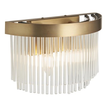 Endon 119125 - Настенно осветително тяло CLERMONT 2xE14/6W/230V месинг