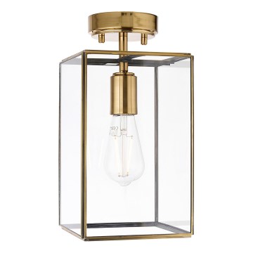 Endon 119143 - Плафонен полилей HAMMOND 1xE27/10W/230V месинг