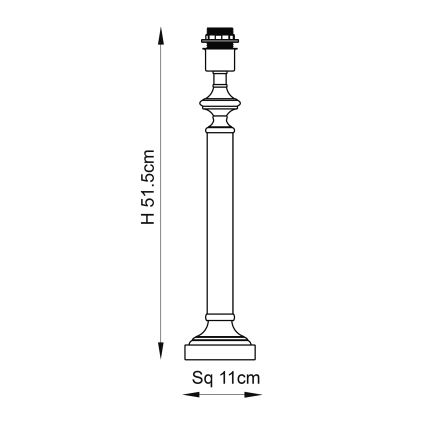 Endon 119972 - Настолна лампа AVEBURY 1xE27/10W/230V месинг/сива