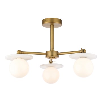 Endon 120036 - Месингов полилей на тръба CERCHIO 3xG9/5W/230V