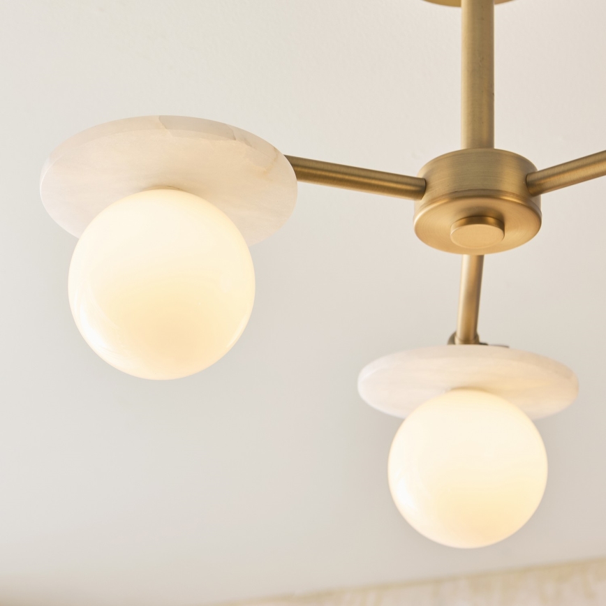 Endon 120036 - Месингов полилей на тръба CERCHIO 3xG9/5W/230V