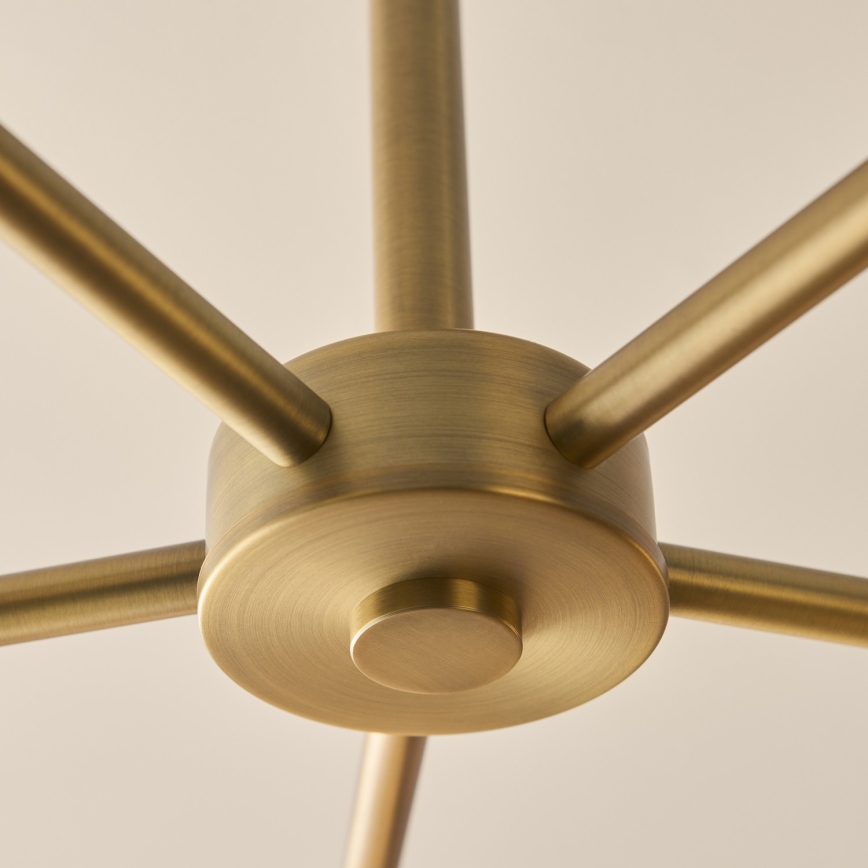 Endon 120037 - Полилей на тръба CERCHIO 5xG9/5W/230V месинг