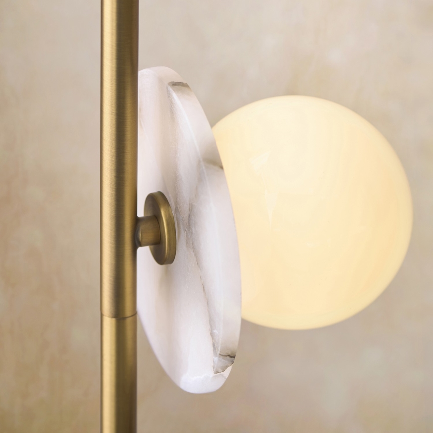 Endon 120042 - Подова лампа CERCHIO 3xG9/5W/230V месинг