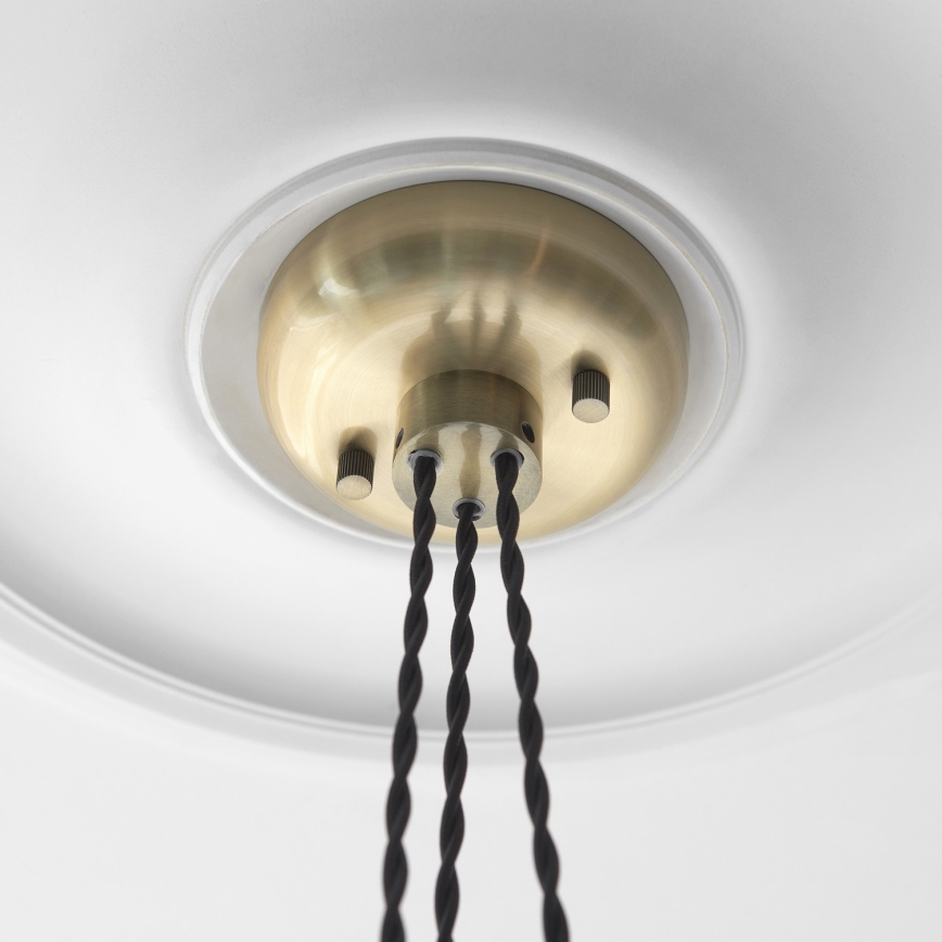 Endon 120656 - Полилей на кабел 3xE27/10W/230V месинг