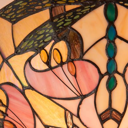 Endon 63922 - Таванно осветително тяло Tiffany ASHTON 2xE27/60W/230V, диаметър 45 см