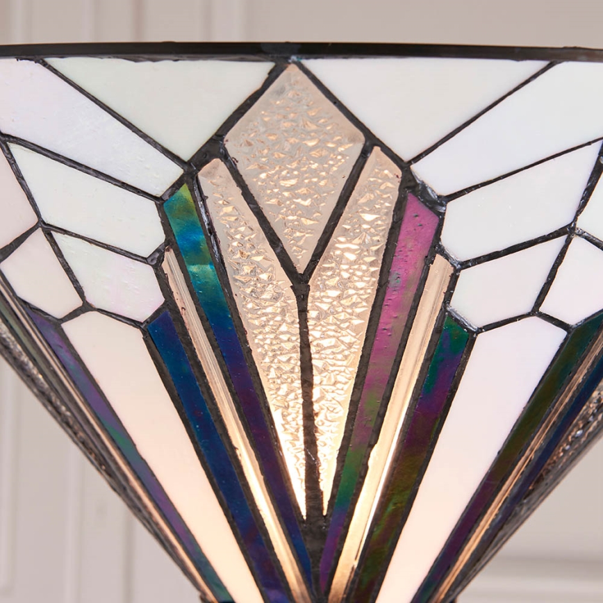 Endon 63933 - Подова лампа Tiffany ASTORIA 1xE27/60W/230V, диаметър 40 см