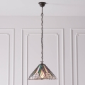 Endon 63937 - Полилей на верига Tiffany ASTORIA 1xE27/60W/230V Ø 40 см