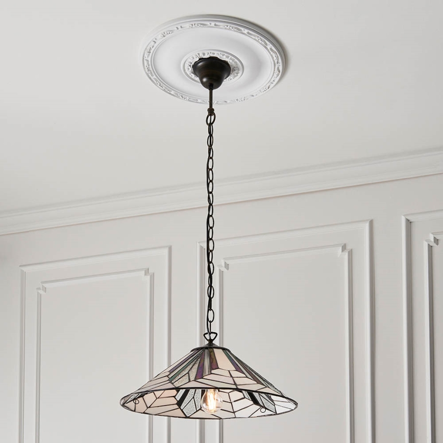Endon 63938 - Пендел ASTORIA 1xE27/60W/230V Ø 48 cm