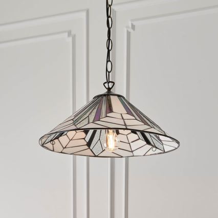 Endon 63938 - Пендел ASTORIA 1xE27/60W/230V Ø 48 cm