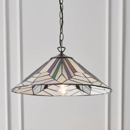 Endon 63938 - Пендел ASTORIA 1xE27/60W/230V Ø 48 cm