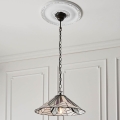 Endon 63938 - Полилей на верига Tiffany ASTORIA 1xE27/60W/230V Ø 48 см