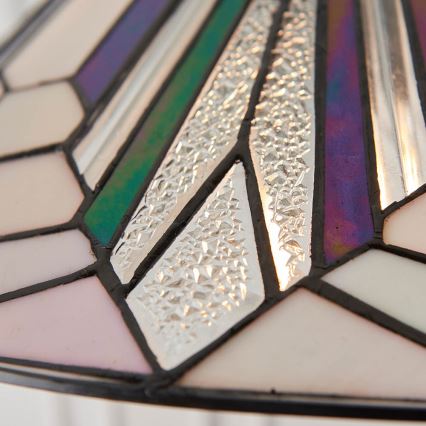 Endon 63938 - Полилей на верига Tiffany ASTORIA 1xE27/60W/230V Ø 48 см