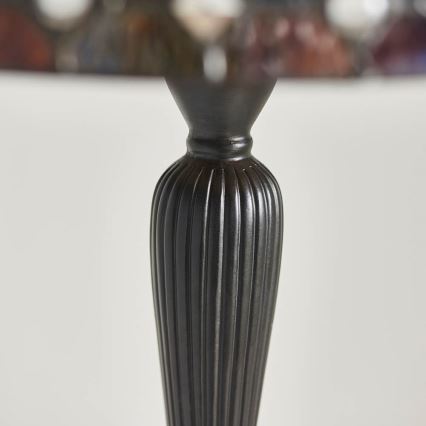 Endon 63982 - Настолна лампа Tiffany BROOKLYN 1xE27/60W/230V Ø 40 см