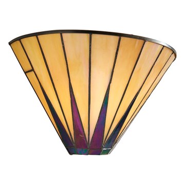 Endon 64046 - Стенно осветително тяло Tiffany DARK STAR 1xE14/40W/230V
