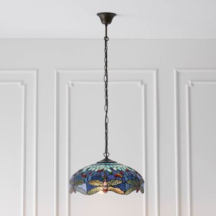 Endon 64080 - Полилей на верига DRAGONFLY 3xE27/60W/230V диам. 41 см