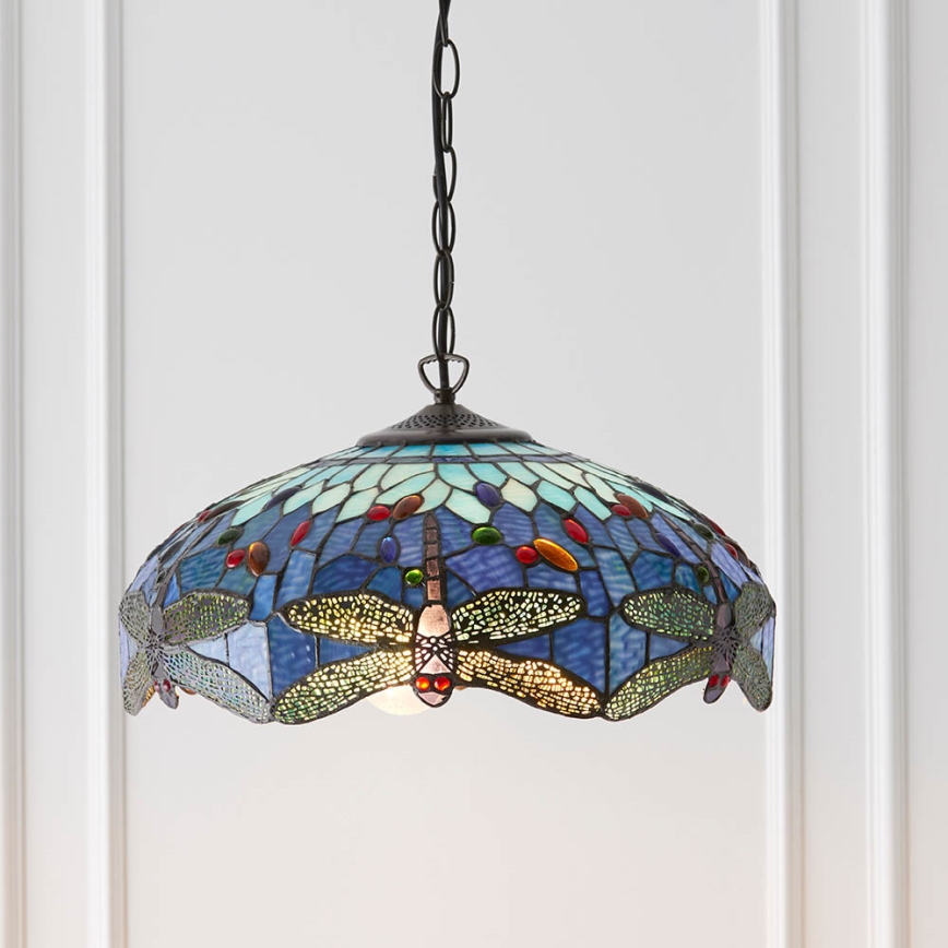 Endon 64080 - Полилей на верига DRAGONFLY 3xE27/60W/230V диам. 41 см