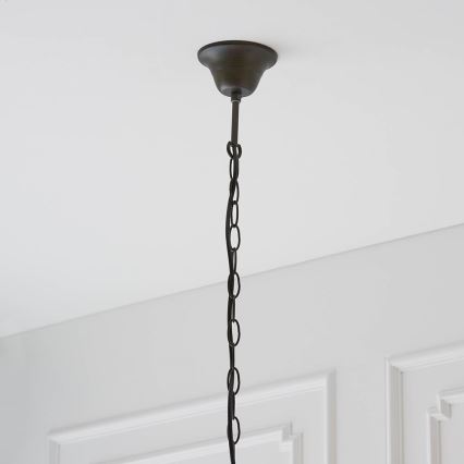 Endon 64082 - Полилей на верига Tiffany DRAGONFLY 3xE27/60W/230V Ø 50 см
