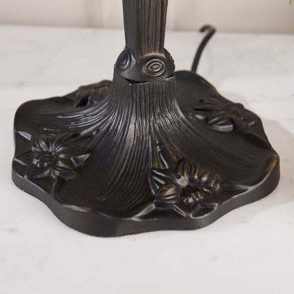 Endon 64090 - Настолна лампа Tiffany DRAGONFLY 2xE27/60W/230V, Ø 30 см