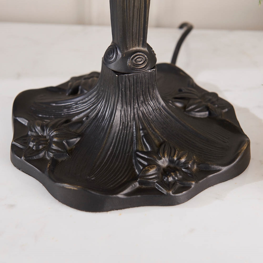 Endon 64090 - Настолна лампа Tiffany DRAGONFLY 2xE27/60W/230V, Ø 30 см