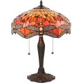 Endon 64093 - Настолна лампа DRAGONFLY 2xE27/60W/230V Ø 41 cm