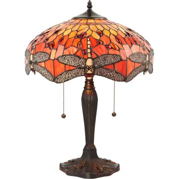 Endon 64093 - Настолна лампа DRAGONFLY 2xE27/60W/230V Ø 41 cm