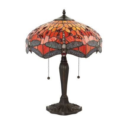 Endon 64093 - Настолна лампа DRAGONFLY 2xE27/60W/230V Ø 41 cm