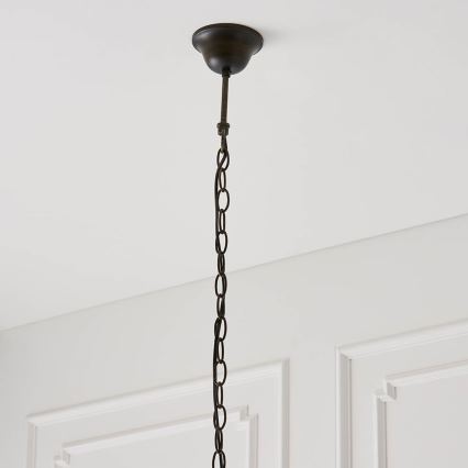 Endon 64176 - Полилей на верига Tiffany HUTCHINSON 1xE27/60W/230V диам. 40 см