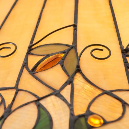 Endon 64194 - Полилей с верига Tiffany JAMELIA 3xE27/60W/230V, Ø 50 см