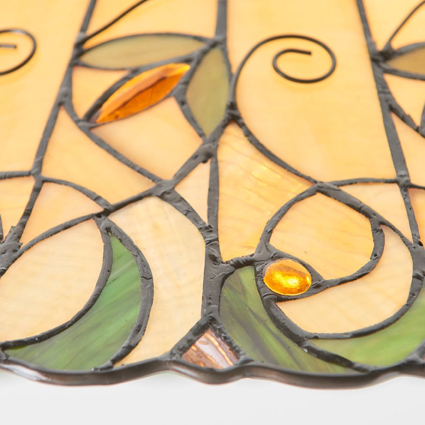 Endon 64194 - Полилей с верига Tiffany JAMELIA 3xE27/60W/230V, Ø 50 см