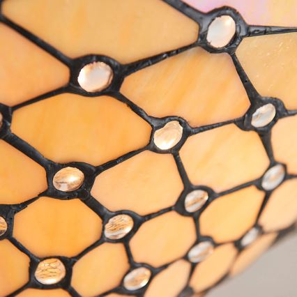 Endon 64300 - Таванен полилей Tiffany PEARL 3xE27/60W/230V Ø 37 см