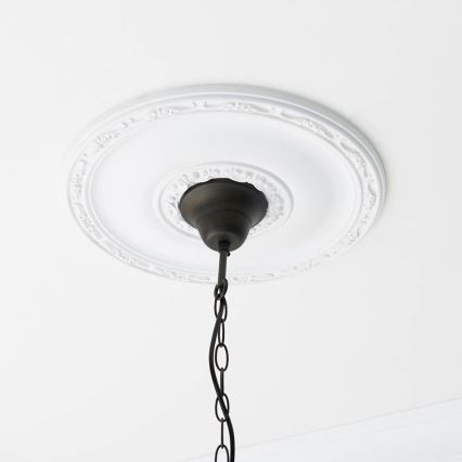 Endon 64385 - Полилей с верига Tiffany WILLOW 1xE27/60W/230V, диаметър 35 см