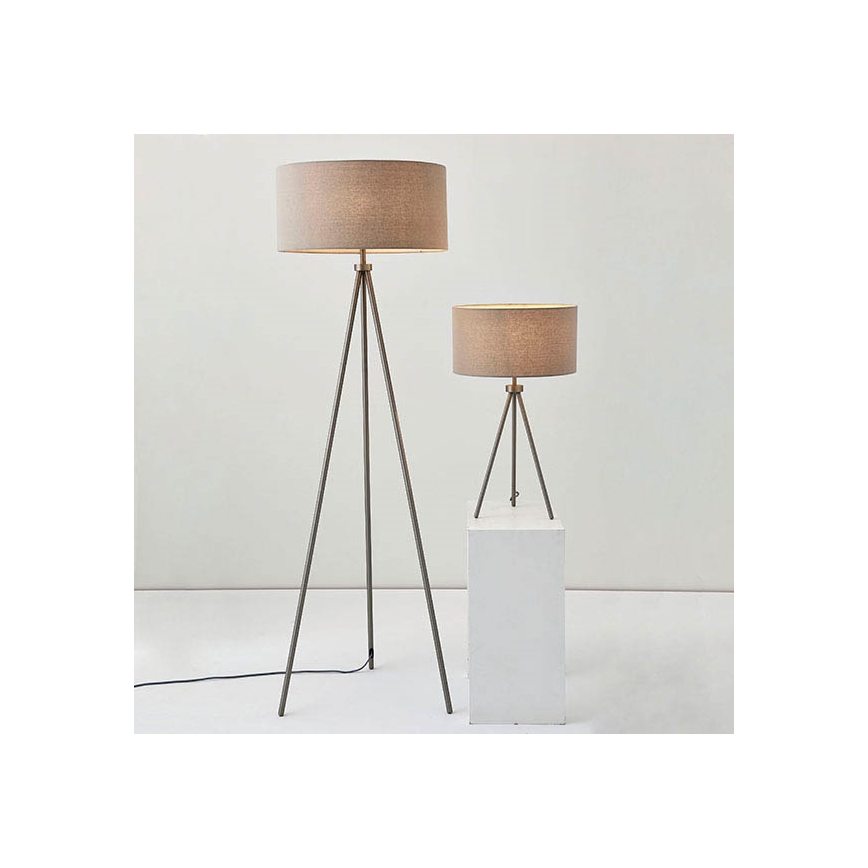 Endon 66987 - Подова лампа TRI 1xE27/60W/230V бежова